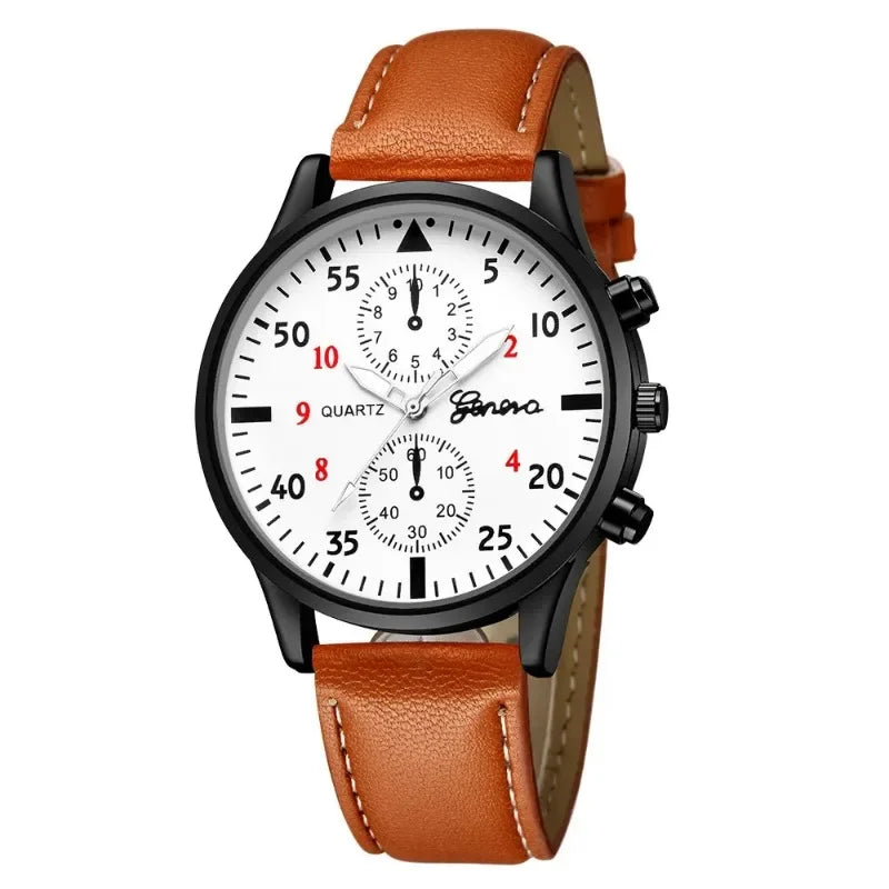 Luxury Men's Watch Fashion Watch For Men Watch Sport Watches Leather Casual Wristwatch Reloj Hombre erkek kol saati