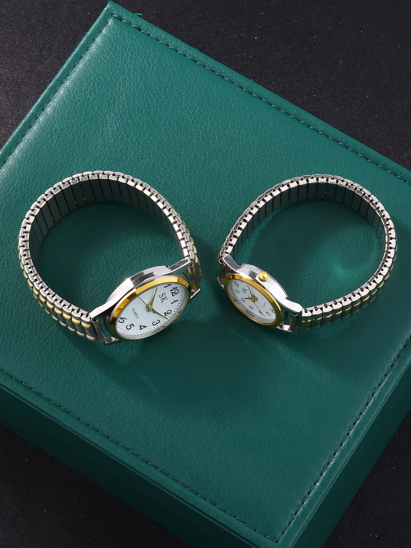 Elegant retro elastic quartz watches Classic Business fashion analog watches a gift for loved ones