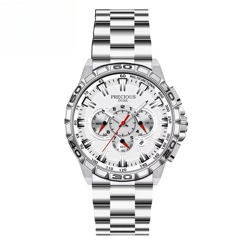 Relogio Masculino Top Business Men's watch Luxury Brand Stainless Steel Wrist Watch Chronograph Army Military Quartz Watches