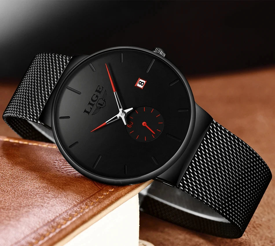 Man Ultra Thin Watches New Men's Watch Luxury Brand Gifts Male Clock Business Quartz Wristwatch Watch For Men Relogio Masculino