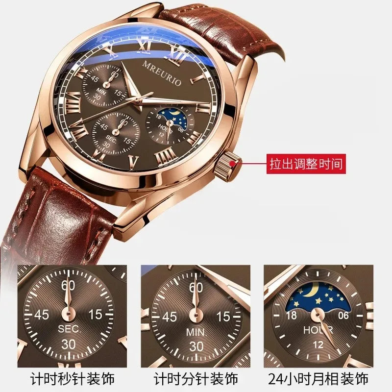 2025 Watches for Men Luxury Clock Casual Watch Quartz Wristwatches Men Best Gifts Cheap Price Relojes Para Hombre Relógio Pulso