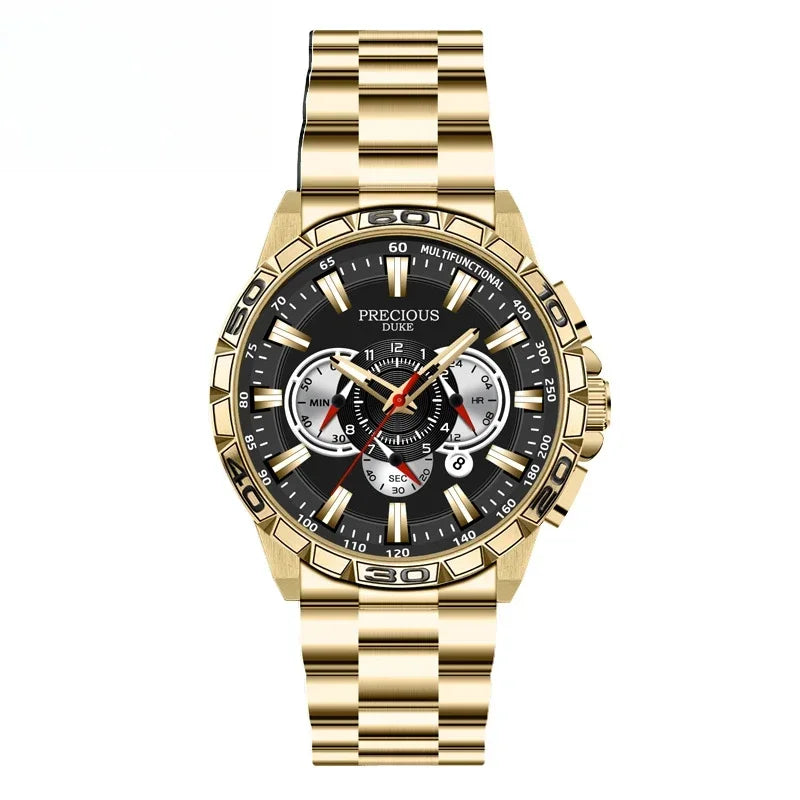 Relogio Masculino Top Business Men's watch Luxury Brand Stainless Steel Wrist Watch Chronograph Army Military Quartz Watches