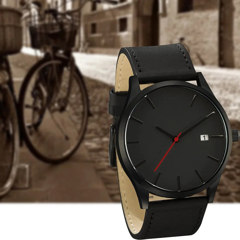 Relogio Masculino Men's Watches Fashion Simple Quartz Watches for Man Casual Sports Leather Male Quartz Clock relojes hombre