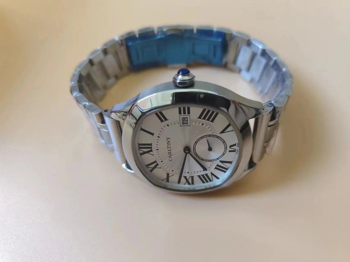 Luxury Watch Automatic Top Brand Men Mechanical Wristwatches CARLTINY Fashion Watches Homage Clocks New 2023 Relojes Para Hombre