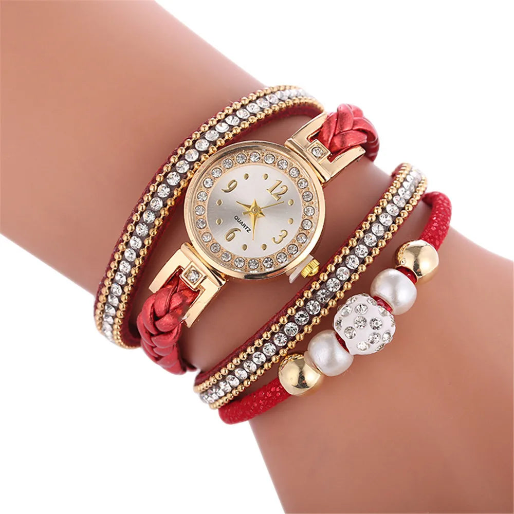 Relogio Bracelet Watches Women Wrap Around Fashion Bracelet Fashion Dress Ladies Womans Wrist Watches for Women Watch 2021