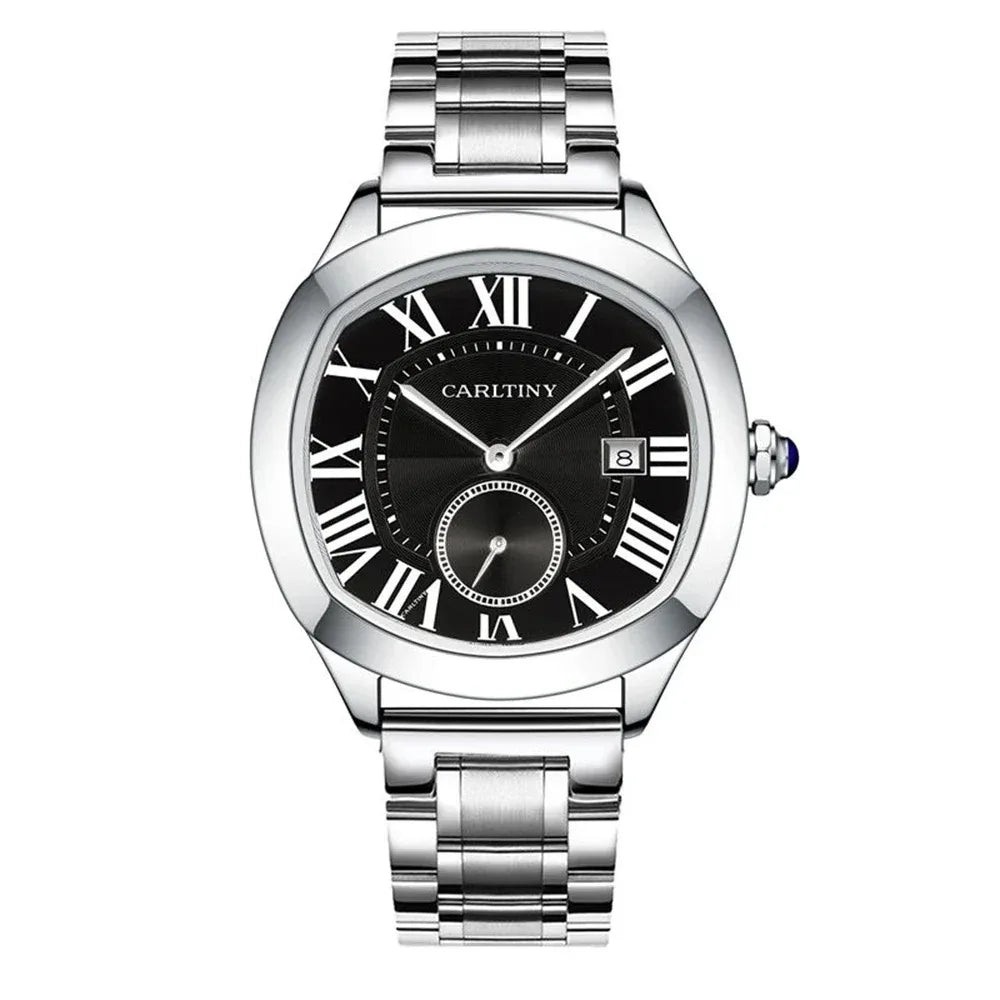 Luxury Watch Automatic Top Brand Men Mechanical Wristwatches CARLTINY Fashion Watches Homage Clocks New 2023 Relojes Para Hombre