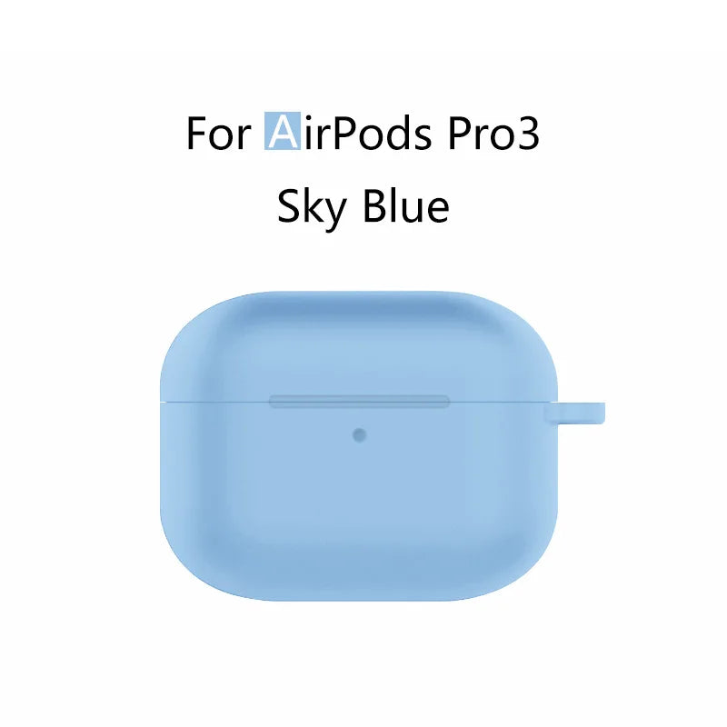 for AirPods Pro 3rd Generation Case Cover Earphone Accessories Soft Silicone Case with Keychain & Cleaning Kit for AirPods Pro 3