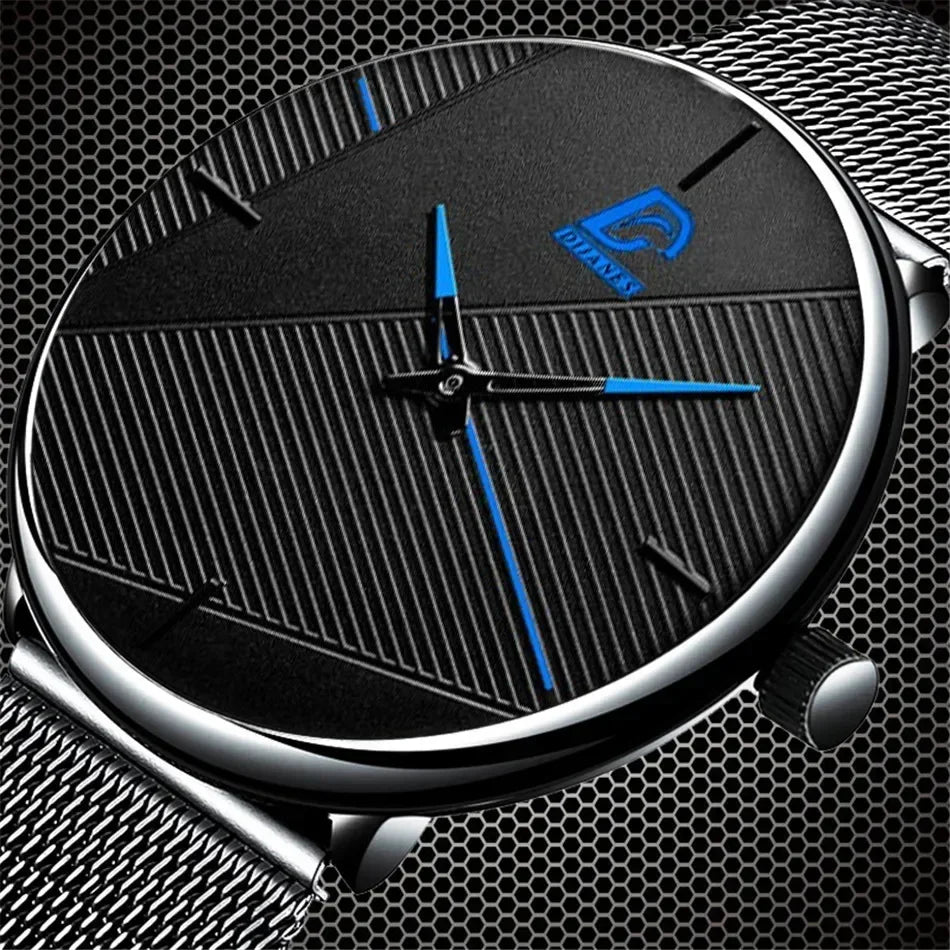 reloj hombre Watches Mens 2023 Minimalist Men's Fashion Ultra-thin Watch Simple Men Business Quartz Wristwatch relogio masculino