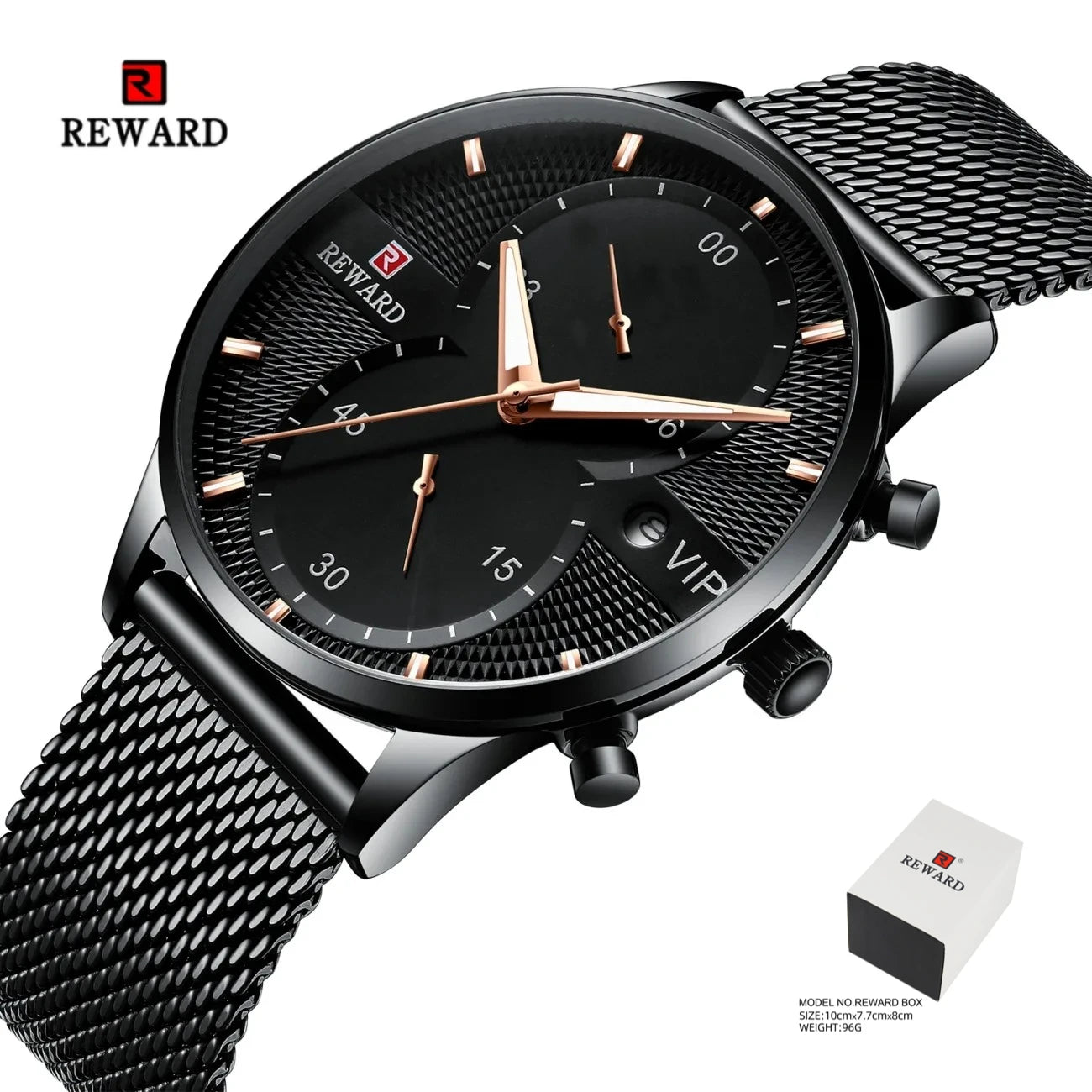 REWARD 82001M Relogios Masculino Business Quartz Fashion Men's Watch Steel Strip Watch Luxury Calendar Watches for Men Часы