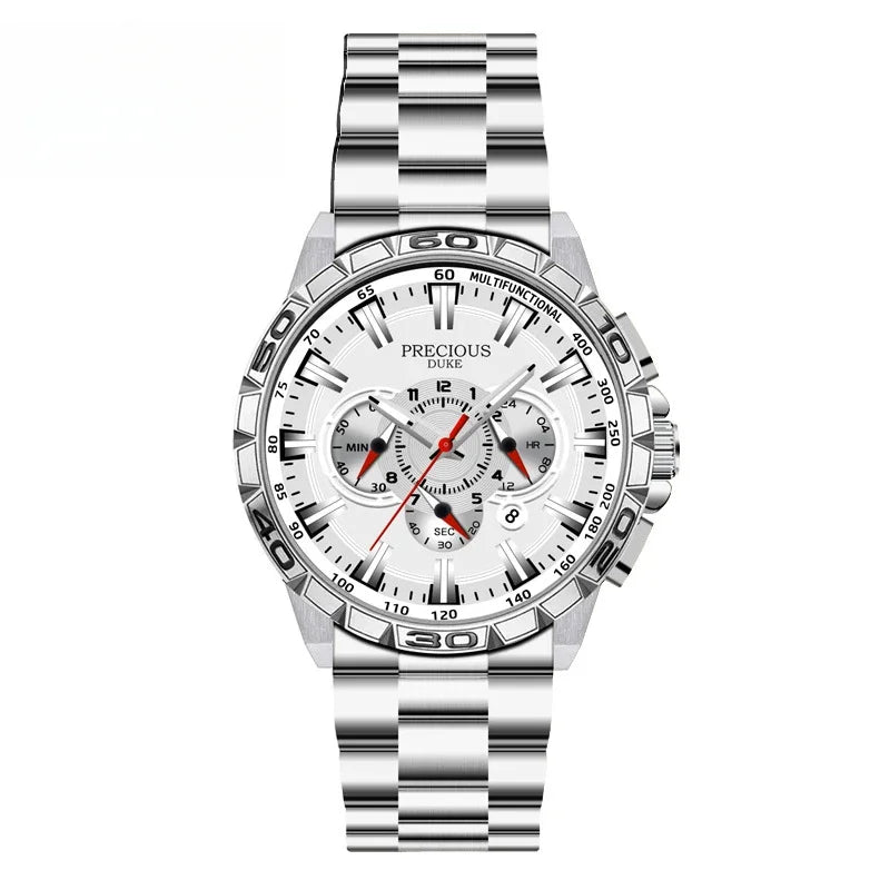 Relogio Masculino Top Business Men's watch Luxury Brand Stainless Steel Wrist Watch Chronograph Army Military Quartz Watches