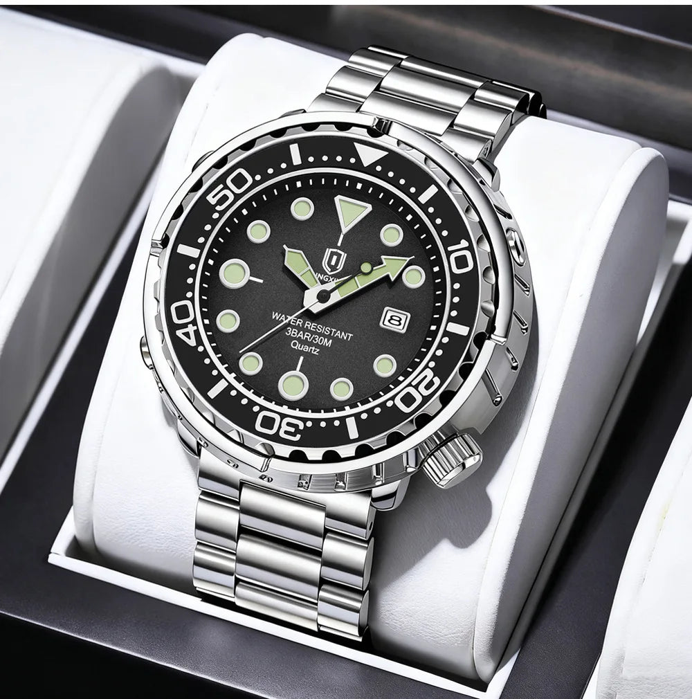 #New Fashion Watch Men Top Brand Luxury Waterproof Luminous Date Clock Sport Watches Mens Quartz Wristwatch Relogio Masculino