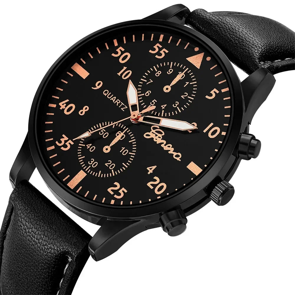 Luxury Men's Watch Fashion Watch For Men Watch Sport Watches Leather Casual Wristwatch Reloj Hombre erkek kol saati