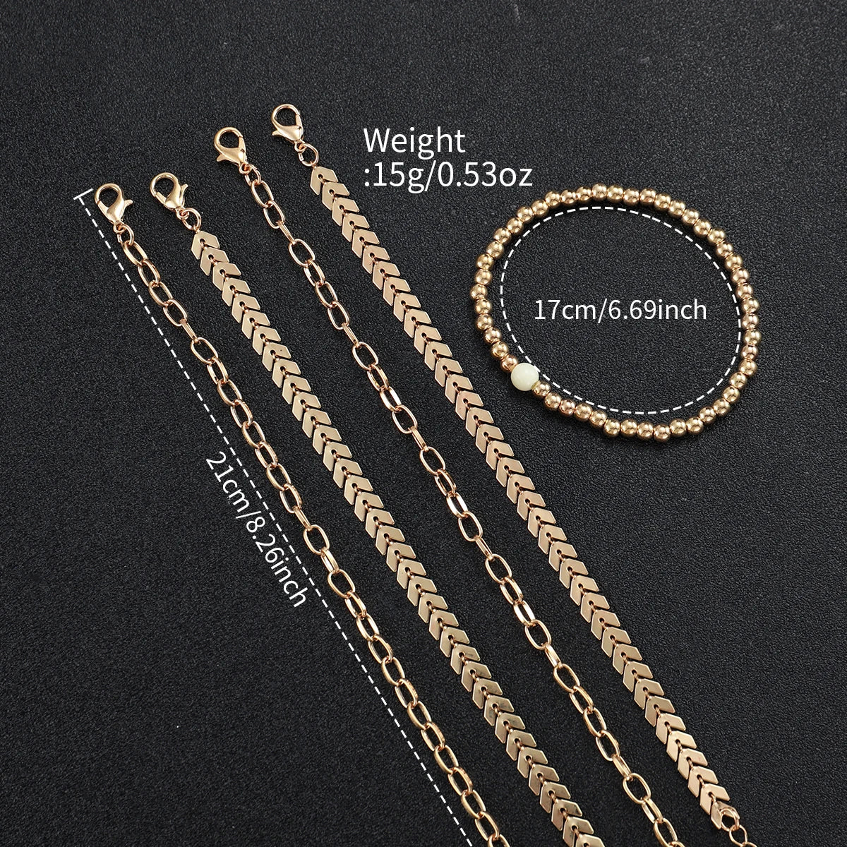 3/6PCS Fashion Women Watches Simple Roma Dial Analog Quartz Wristwatch Bracelets Set Reloj Mujer（Without Box）