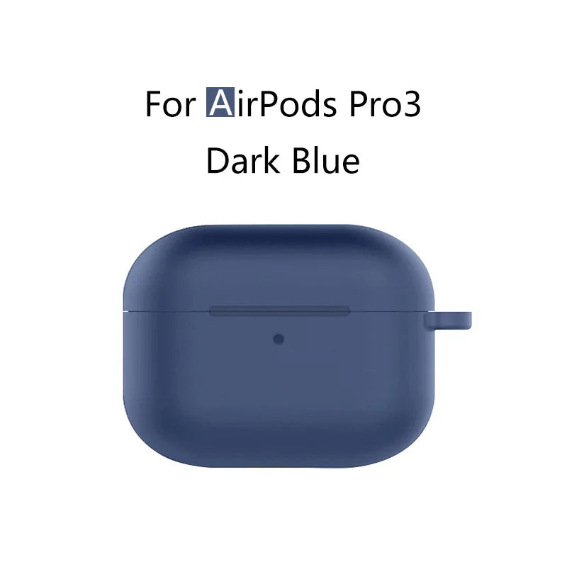 for AirPods Pro 3rd Generation Case Cover Earphone Accessories Soft Silicone Case with Keychain & Cleaning Kit for AirPods Pro 3