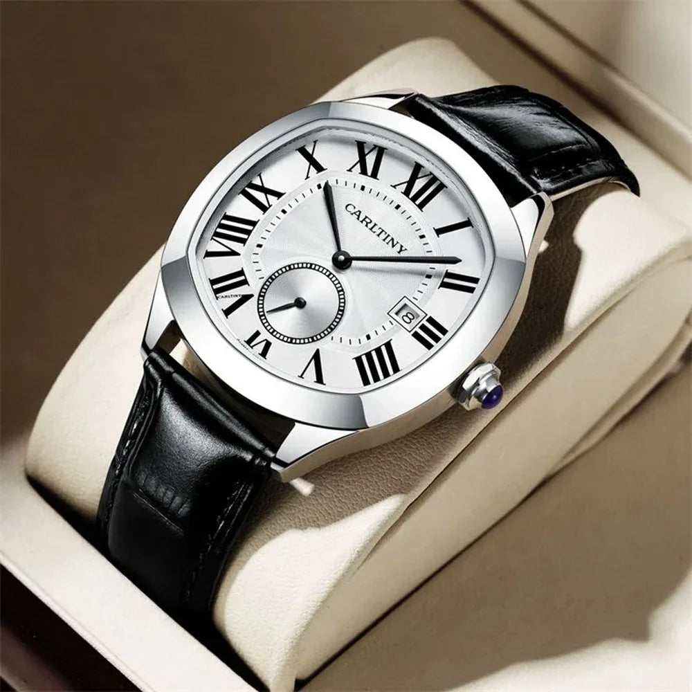 Luxury Watch Automatic Top Brand Men Mechanical Wristwatches CARLTINY Fashion Watches Homage Clocks New 2023 Relojes Para Hombre