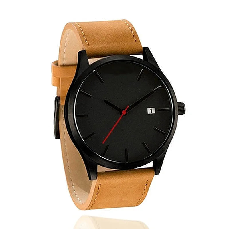 Relogio Masculino Men's Watches Fashion Simple Quartz Watches for Man Casual Sports Leather Male Quartz Clock relojes hombre