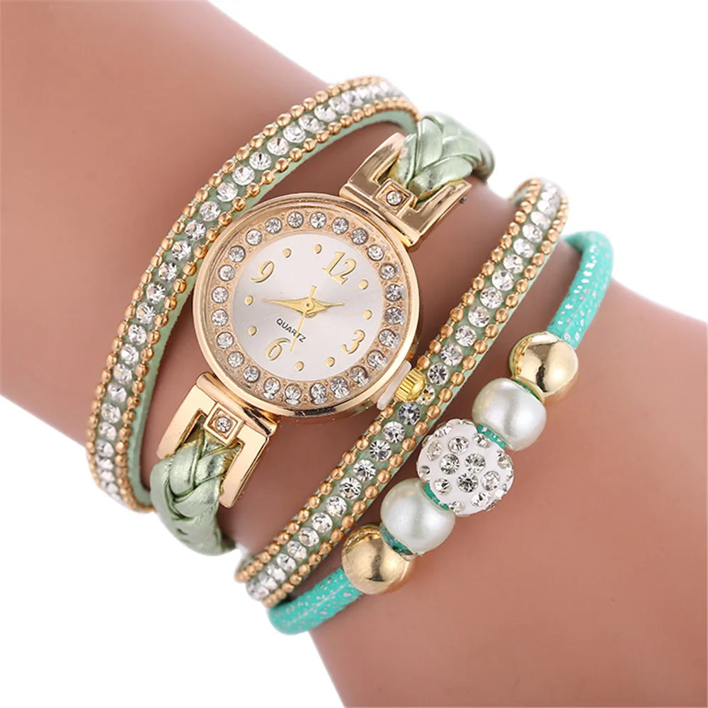 Relogio Bracelet Watches Women Wrap Around Fashion Bracelet Fashion Dress Ladies Womans Wrist Watches for Women Watch 2021
