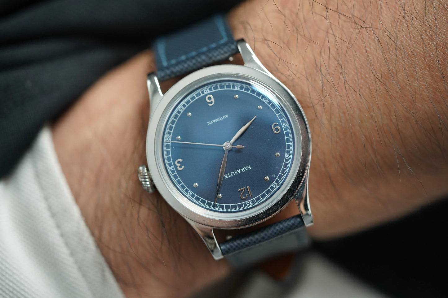 FARASUTE New Retro Japan 821A Automatic Mechanical Movement Wristwatch For Men Simple 5Bar Waterproof Watch Men reloj hombre