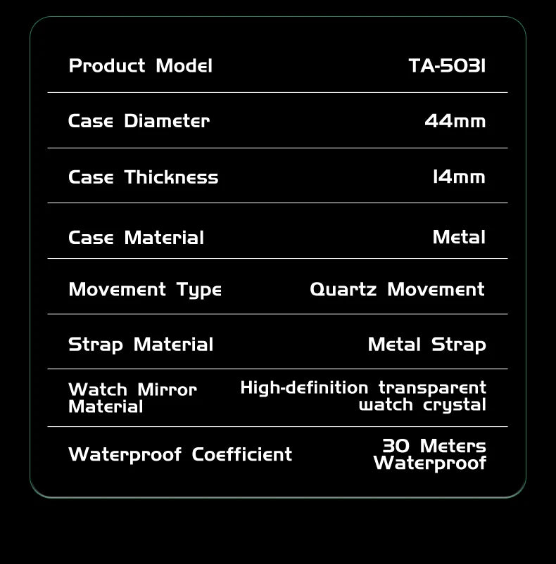 TIMEARTX Brand New Luxury Quartz Watches Man European Roulette Poker Game Wristwatch